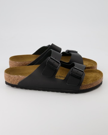 Pantoletten Birkenstock ARIZONA Leder in Schwarz