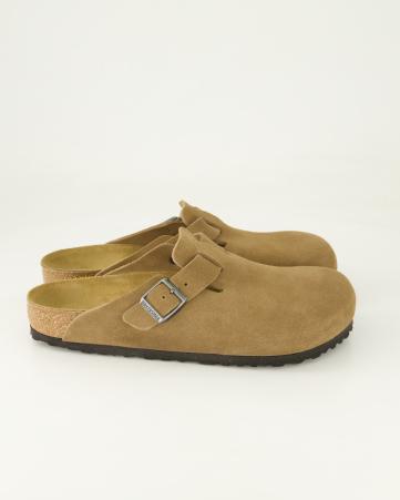 Pantoletten Birkenstock Boston BS in Braun