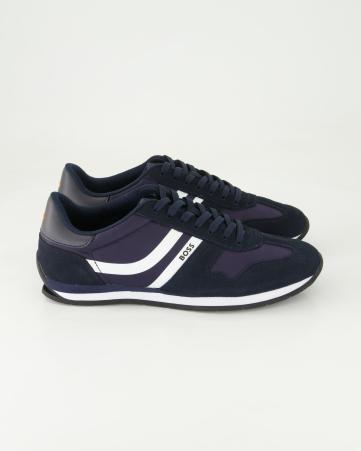Schnürschuhe sportlich Boss Levon_Runn_Nymi in Blau