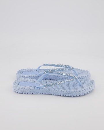 Pantoletten Ilse Jacobsen Cheerful03G in Blau