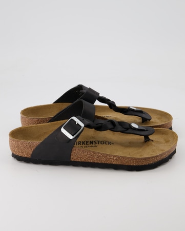 Zehentrenner Birkenstock Gizeh Braided in Schwarz