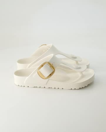 Pantoletten Birkenstock Gizeh Big Buckle EVA in Weiß