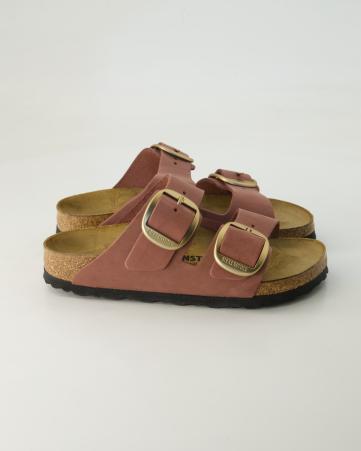 Pantoletten Birkenstock Arizona Big Buckle in Rot