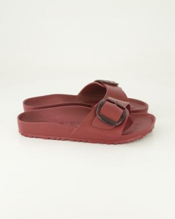 Pantoletten Birkenstock Madrid Big Buckle EVA in Rot
