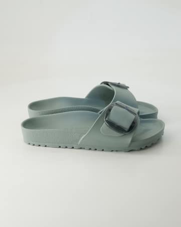 Pantoletten Birkenstock Madrid Big Buckle EVA in Grün