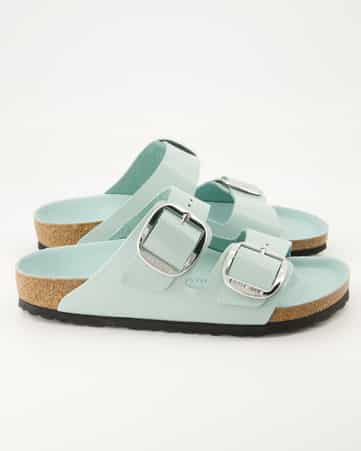 Sandalen Birkenstock Arizona Big Buckle Leder in Blau