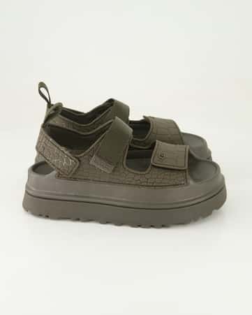 Sandalen UGG W Goldenglow Embossed in Grau
