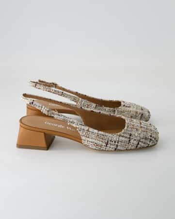 Slingpumps George Watts N2108-404 in Braun