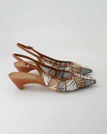 Slingpumps George Watts N1008-405 in Braun