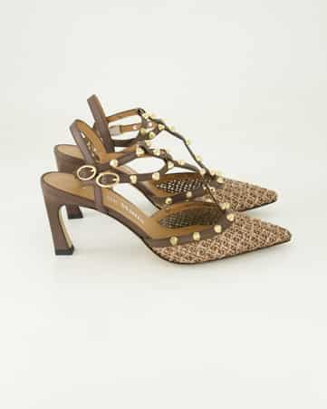 Slingpumps George Watts R1310 in Braun
