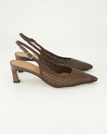 Slingpumps George Watts R1808 in Braun