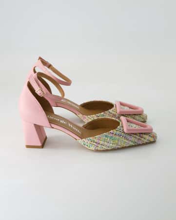 Slingpumps George Watts N510-654 in Rosa