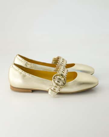 Ballerinas Trumans 4354-142 in Gold