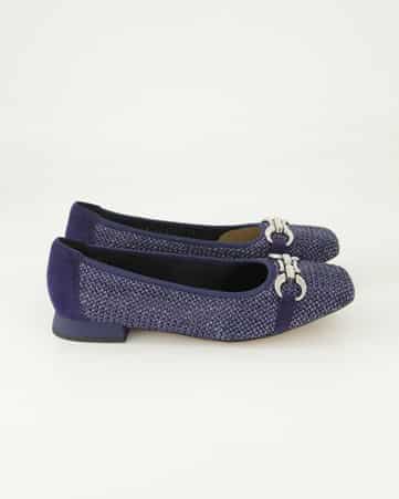 Ballerinas Terry A19 in Blau