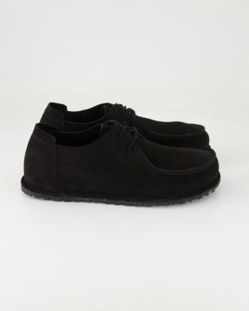 Schnürschuhe sportlich Birkenstock Utti Lace Veloursleder in Schwarz