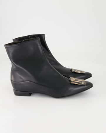 Klassische Stiefeletten Brunate 18084 in Schwarz