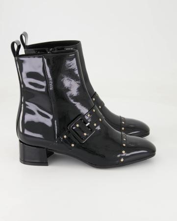 Klassische Stiefeletten Konstantin Starke G580 in Schwarz