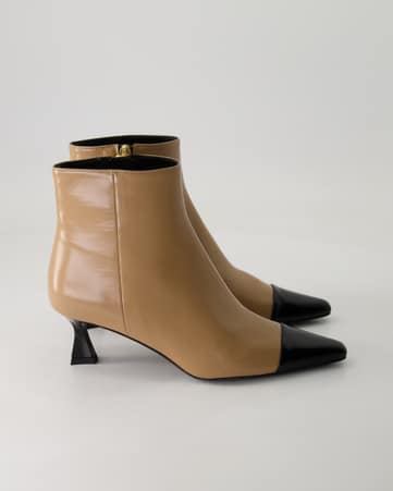 Klassische Stiefeletten Konstantin Starke W085-4230 in Beige