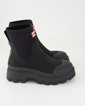 Klassische Stiefeletten Hunter Chelsea Boot in Schwarz