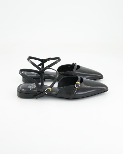 Trumans 9916 Slingpumps in Schwarz