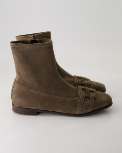 Trumans 9819 Klassische Stiefeletten in Beige