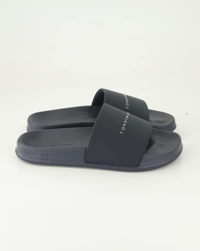 Tommy Hilfiger Pool Slide Pantoletten  in Blau