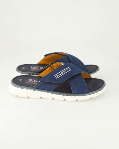 Bugatti M Sandals Pantoletten  in Blau