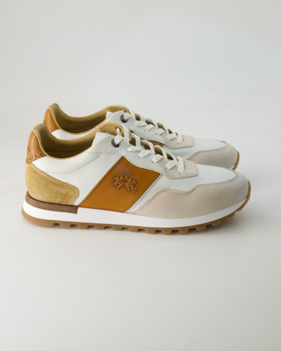 La Martina LFM261.040.AE0.E9 Sneaker low  in Beige