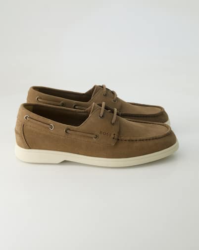 Boss Sienne_Boat_sd Bootsschuhe in Beige