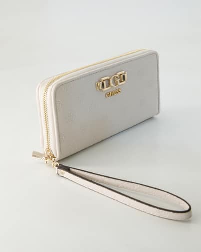 Guess Anise SLG Portemonnaies in Beige