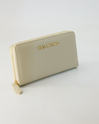 Valentino Zip Around Portemonnaies in Beige