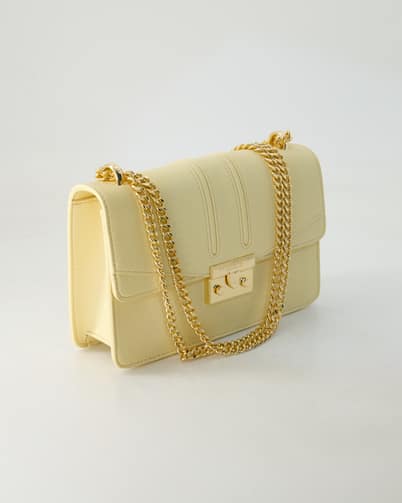 Seidenfelt Roros East-West Handtaschen in Gelb