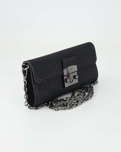 L.Credi Nadi Clutches in Schwarz