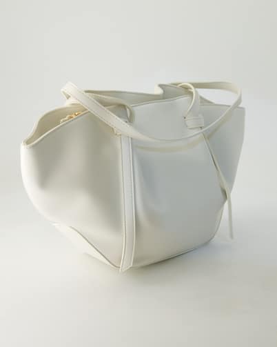 Seidenfelt Ryd Midi Shopper Handtaschen in Weiß