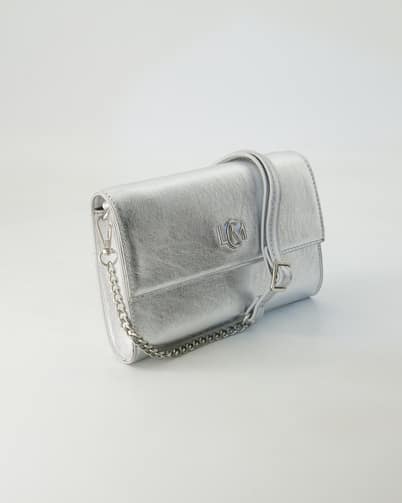 L.Credi Oliviana Handtaschen in Silber