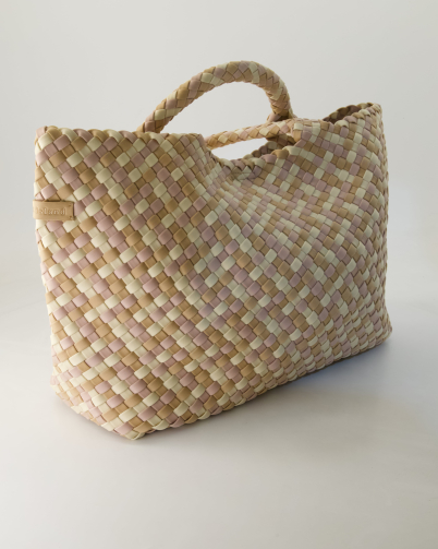 Sorbet Island Handwoven Shopper in Rosa