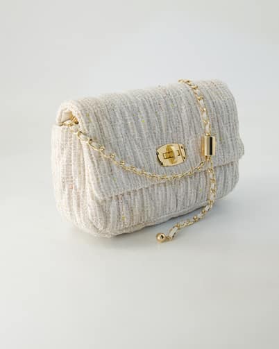 Seidenfelt Floro Shoulderbag Handtaschen in Beige