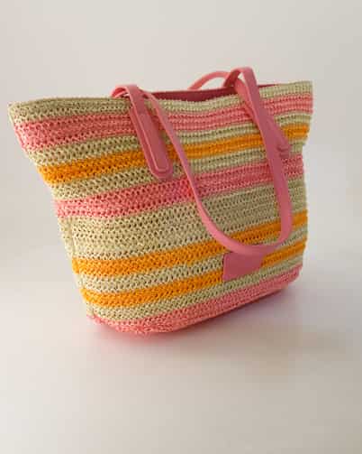 Seidenfelt Savonlinna Shopper Handtaschen in Pink