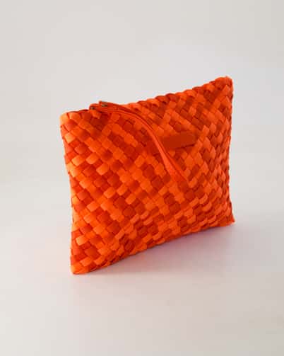 Sorbet Island Handwoven Handtaschen in Orange