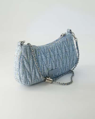 Seidenfelt Floro Crossbag Handtaschen in Blau