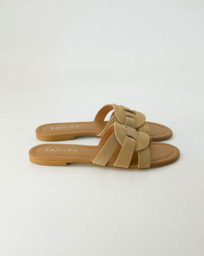 Zahira 13151 Pantoletten in Beige