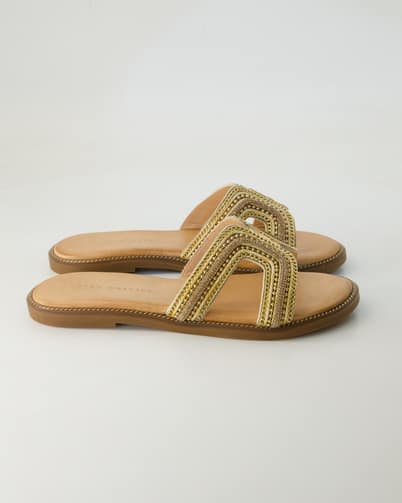 Andrea Puccini W41009381750 Pantoletten in Beige
