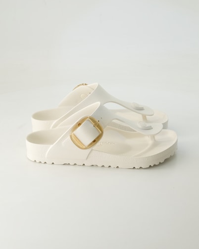 Birkenstock Gizeh Big Buckle EVA Pantoletten in Weiß