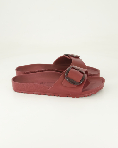 Birkenstock Madrid Big Buckle EVA Pantoletten in Rot