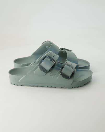 Birkenstock Arizona Big Buckle EVA Pantoletten in Grün