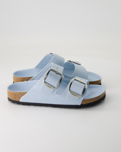Birkenstock Arizona Big Buckle Pantoletten in Blau