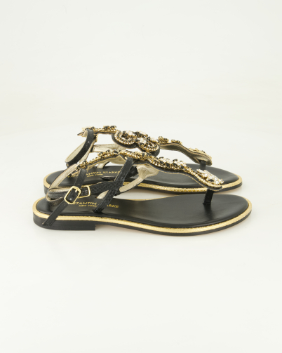 Konstantin Starke PF/25/25 Sandalen in Schwarz