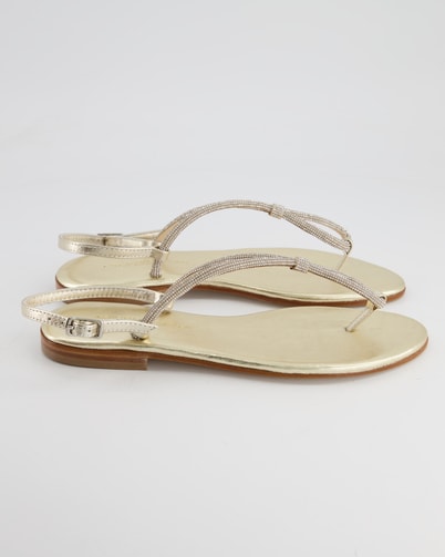 Konstantin Starke PF2021/04 Sandalen in Gold