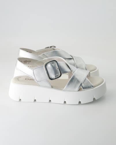 Gabor 64.752.61 Sandalen in Silber
