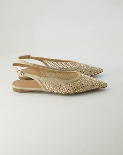Andrea Puccini Miami Slingpumps in Gold